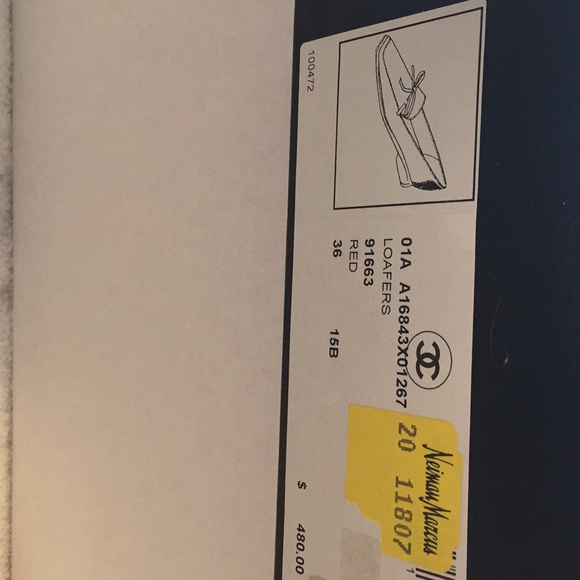 Chanel Loafers size 36 Red w Leather and Fur - Picture 13 of 15